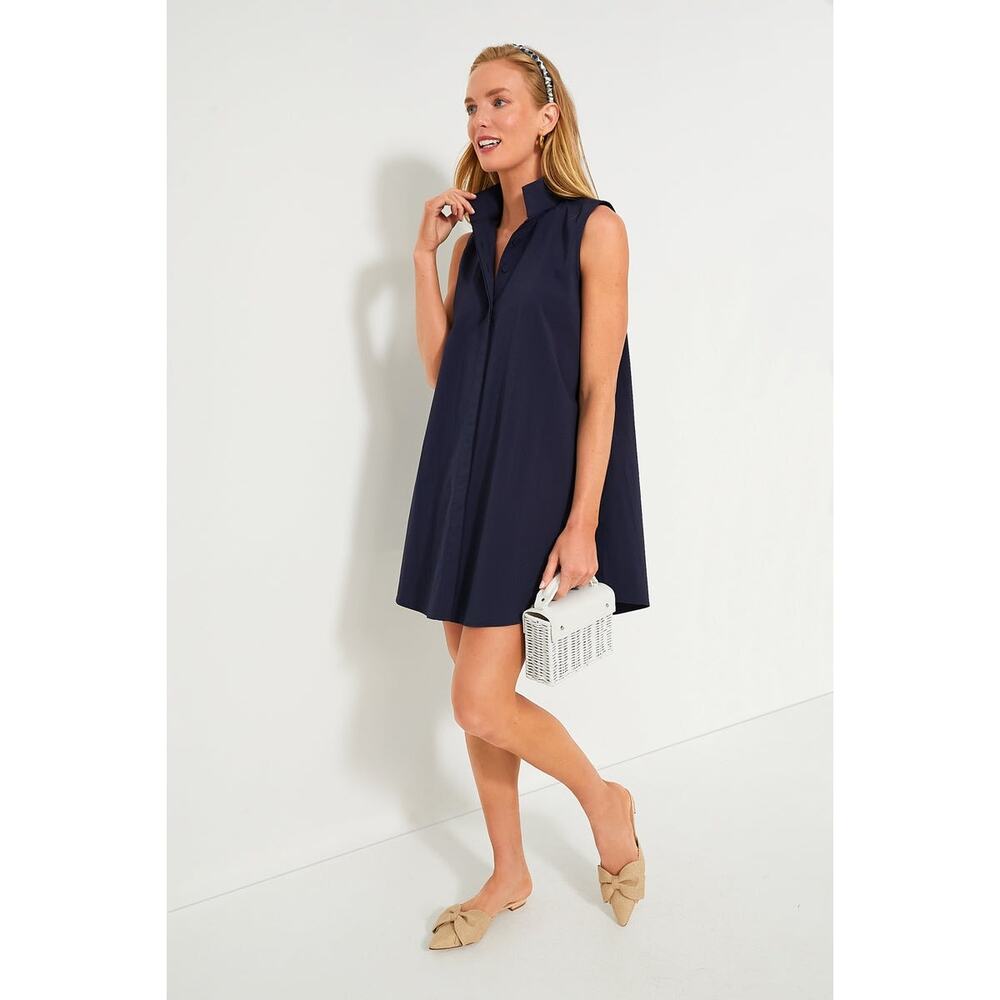 TUCKERNUCK Navy Sleeveless Charlie Dress Size S NWT Retail $128 Tuckernuck - Picture 4 of 8